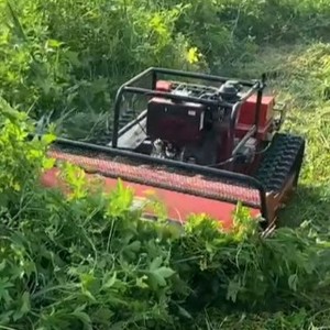 1000mm Crawler Lawn Mower 25HP Grass <b>Cutter</b> Mulcher Lawnmower for Sale 1.Equipped With a <b>Hydraulic</b> Cutting Height Adjustment Sys - Product Image 6