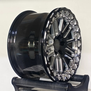 4x4 bóng đen hợp kim vành mới 6x139.7 5x127 tùy chỉnh thực hạt khóa giả mạo nhôm off-road đua xe bánh xe - Product Image 5
