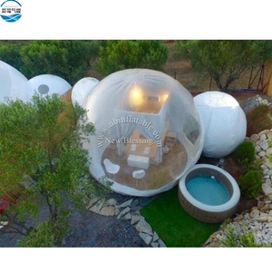 Tente bulle gonflable pas chère pour le camping sous les étoiles, tente bulle gonflable commerciale pour hôtel, tente extérieure gonflable d'usine C - Product Image 4