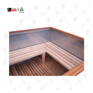 Vapasauna Moderne RVS Houtgestookte Buiten Hot Tub met Afdekking voor 4 Personen <span class=keywords><strong>Spa</strong></span> Badkuip Fabrieksdirecte Verkoop - Product Image 4