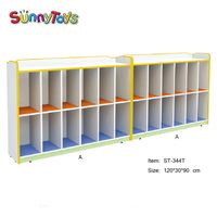Armoire à sacs pour enfants de maternelle avec mobilier d'activités pour enfants d'âge préscolaire