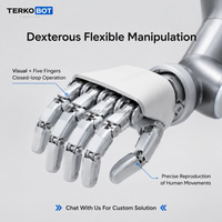 TERKOBOT ATOM Max, Robot Humanoide Bípedo de Tamaño Completo, 41DOF, Carga Útil de 7 kg, IA Incorporada, Robot de Servicio Industrial con Control Remoto MR