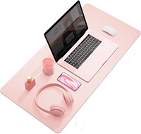 Spot Stocks Grande Taille Antidérapant En Cuir PVC Tapis De Bureau Protecteur Étanche Bureau Tapis De Bureau pour Ordinateur Portable et Souris PU Tapis De Souris