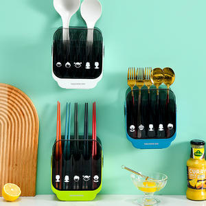 Organizador de Cocina Creativo con 7 Compartimentos para Palillos, Montado en la Pared, a Prueba de Humedad, con Divisores - Product Image 2