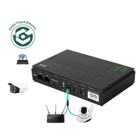 Alimentation électrique multi-standards Mini UPS avec sortie unique, prise en charge des prises EU/UK/US/CN, 5-24V POE pour CCTV et routeur - TIYUE