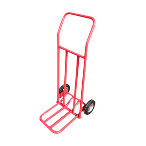Chariot d'entrepôt à pousser à la main HT2011 en acier, 2 roues, chariot à outils robuste pour usage intérieur et extérieur - Product Image 3