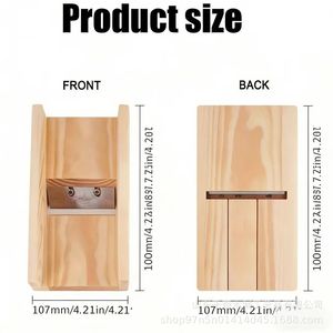 Cortador de jabón de madera hecho a mano, herramienta artesanal de estilo minimalista para hacer jabón y usar con aceites esenciales - Product Image 4