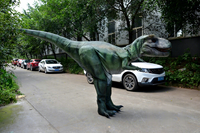 Modèle de dinosaure de simulation réaliste pour adulte Costume de dinosaure de marche électrique T-REX Modèle électronique animatronique Pixar Dinoco