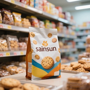 Sachet refermable personnalisable en plastique mat, imprimé en héliogravure, pour fruits secs, aliments pour animaux et nouilles, adapté aux produits secs - Product Image 3