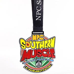 Medalla de Metal Personalizada en 3D, Fundición a Presión de Aleación de Zinc, para Deportes, Fitness, Ganadores de Competiciones, con Grabado e Impresión - Product Image 2