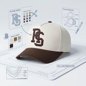 Cappellini da Baseball Personalizzati <span class=keywords><strong>in</strong></span> Cotone a 5 Pannelli con Ricamo, Nuovi Cappelli Fitness con Logo Personalizzato per Uomo, Cappello Bicolore con Chiusura Snap Back - Product Image 1