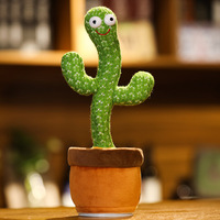 Nouveau design squelette parlant peluche personnalisée jouet dansant Cactus jouet dansant danser et chanter
