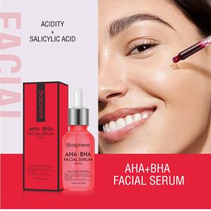 Sérum AHA BHA pour le visage, éclaircissant, anti-cicatrices, anti-âge, soin de la peau naturel et biologique - Product Image 4