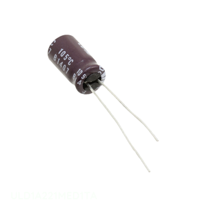ตัวเก็บประจุ uF 220 uF 20% สารส้ม220 uF ช่อง ULD1A221MED1TA ตัวเก็บประจุ10V - Product Image 1