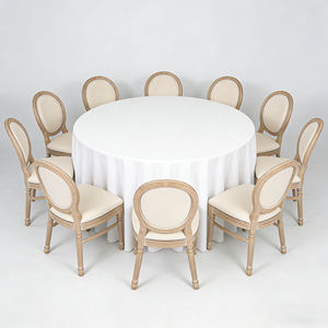 Ghế ăn kiểu Louis XVI cổ điển sang trọng, chân gỗ chạm khắc, đệm êm ái, thích hợp cho nhà hàng, tiệc chiêu đãi. - Product Image 3