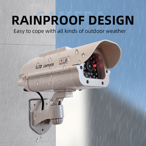 Telecamera <span class=keywords><strong>Finta</strong></span> a Energia Solare per Esterni, Impermeabile, Simulazione di Telecamera Bullet con Luce LED, Monitoraggio CCTV, Telecamera di Sorveglianza Fittizia - Product Image 5