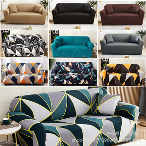 Cross-border Tamanho Universal Elastic Stretch Sofá Capa 3 Assentos <span class=keywords><strong>Set</strong></span> Slipcovers Mobiliário Equipado Protector <span class=keywords><strong>Couch</strong></span> Covers - Product Image 2