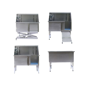 Bañera comercial <span class=keywords><strong>para</strong></span> mascotas, fregadero de lavado de acero inoxidable 304 <span class=keywords><strong>para</strong></span> el cuidado de <span class=keywords><strong>perros</strong></span>, bañera profesional con rampa, Kit de grifo de escalera - Product Image 3