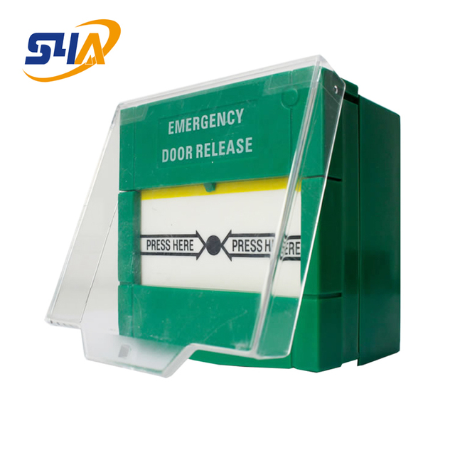 High Quality Plastic Resettable Emergency Exit Release with Key Green Fire Alarm Manual Call Point for Security Door