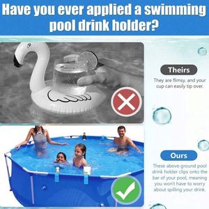 Support de Boissons pour Piscine en ABS, Porte-Gobelets Durable pour Piscine, Accessoires de Fête en Plein Air - Product Image 6