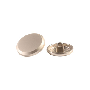Alloy Shank Button Round Polished Floral Classic Style For Suits And Trench Coats - Product Image 1