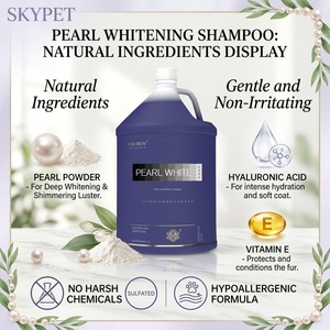 Shampoing Professionnel Blanchissant pour Chiens 3,8L (1 Gallon) en Gros pour Poils Blancs – Éclaircissant, Doux, Anti-Jaunissement, Sans Décoloration - Product Image 3