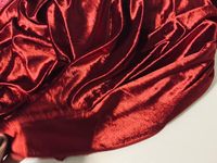 Tissu en velours froissé coréen uni bordeaux, extensible, doux au toucher, en polyester et élasthanne, de qualité supérieure, prix de gros