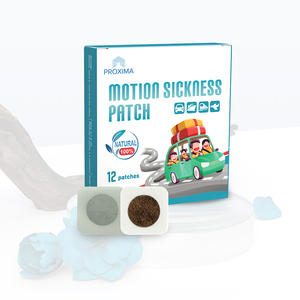 Parche de alta calidad para el mareo por movimiento, parche para aliviar las náuseas, parche de hierbas de larga duración para viajes en vuelos de crucero - Product Image 1