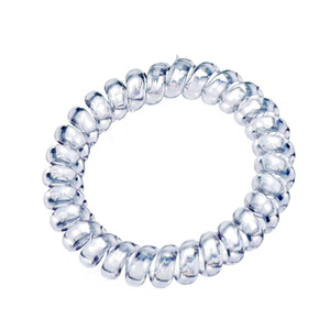 Anneau de cheveux en résine plastique transparente couleur bonbon, style marin frais, accessoires pour cheveux pour femmes, modèle été - Product Image 5