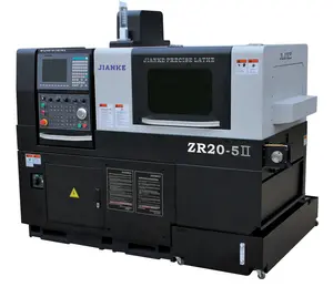JIANKE ZR205 20mm 5 axis Swiss type cnc lathe with bar feeder small lathe for metal Precision Swiss Turning Machine