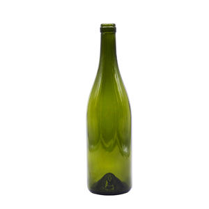 Venta al por mayor Botellas De Vino De Vidrio Ámbar Verde Burdeos Borgoña Botella De Vino 375 Ml 500 Ml 750ml Botellas De Vidrio Botella De Vino - Product Image 5