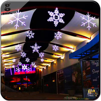 Luces Decorativas LED Comerciales 2D para Poste de Calle, Iluminación Navideña de Gran Tamaño para Paisajes