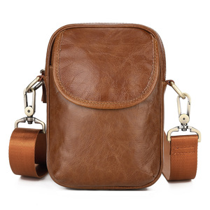 Sac à <span class=keywords><strong>bandoulière</strong></span> en cuir pour hommes, avec boucle magnétique, grande capacité, bretelles réglables - Product Image 3