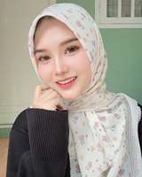 45 Bawal Coton Découpé Au Laser 120*120cm Imprimé Hijab Carré Foulard Bawal Premium Coton Voile Indonésie Malaisien Musulman Hijab