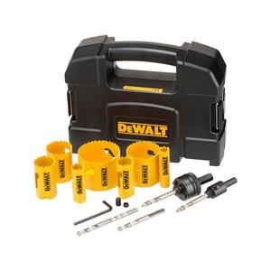 Juego de sierras perforadoras Dewalt de 27 mm, bimetálicas con punta de carburo para madera contrachapada, métricas - Product Image 1