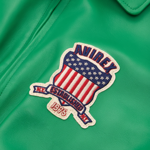 2024 Avirex unisexe Letterman veste de qualité supérieure en cuir véritable laine Varsity veste légère caractéristique usine en gros meilleur prix - Product Image 1