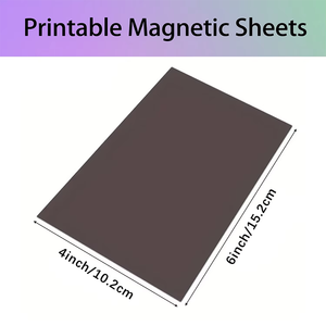 Customizable A4 Magnetic <b>Rubber</b> Sheet, 0.5/1.0/1.5/2.0mm Thickness, for Fridge Magnets Crafts - Product Image 2