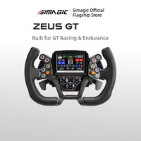 Volante de Carreras Modular Simagic Zeus GT de 300 mm con Borde GT y Placa de Botones de Fibra de Carbono para Volante de Accionamiento Directo Alpha EVO M10