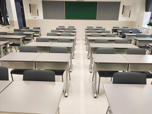 Plateau de table en MDF écologique moderne mat avec revêtement en poudre pour bureau d'étude scolaire - Product Image 5