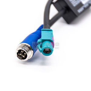 Cable Fakra HSD LVDS de 4 Pines a Cable de Aviación Macho GX12 de 4 Pines - Product Image 2