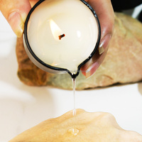 Bougies d'aromathérapie à cire de noix de coco à basse température pour Massage corporel Spa de chaleur Salon de beauté pour la décoration de la maison Huile essentielle