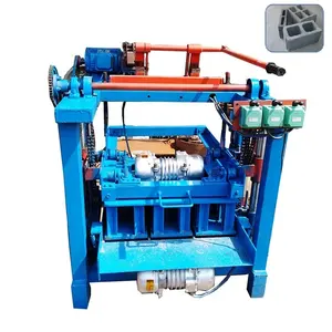 Popular sales building construction machinery QMJ4-35A fly ash cement concrete hollow block making machine in coimbatore