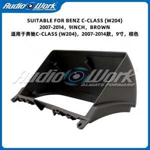 Marco de Radio con Pantalla Táctil Marrón de 9 Pulgadas para Automóvil, Marco de Audio con GPS para Mercedes Clase C W204 2007 <span class=keywords><strong>2008</strong></span> 2009 2010 2011 2012 2013 2014 - Product Image 3