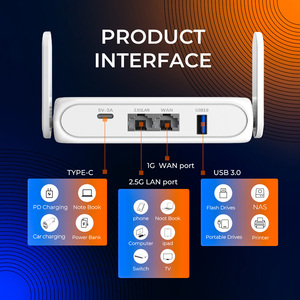 Bộ định tuyến CPE di động WIFI6 5G WH3000 PRO, chip MT7981B+MT7976CN+RTL8221B - Product Image 3