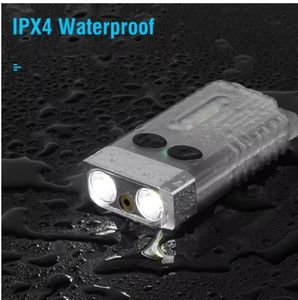 <span class=keywords><strong>Wurkkos</strong></span> V10 1000LM IPX4 porte-clés Rechargeable EDC lampe de poche fluorescente queue magnétique UV Buzzer type-c Camping lumière IP65 évalué - Product Image 4