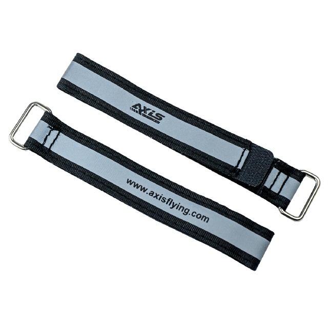 Axisflying 20*240mm Nylon Battery Straps / Non-slilp FPV Belt Iron 2 Pcs
