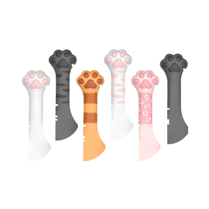 Sıcak satış taşınabilir pratik pençe şeklinde silikon kapak çevre dostu otomatik kapalı <span class=keywords><strong>Pet</strong></span> gıda köpekler evcil hayvan kaseleri besleyiciler için Can - Product Image 4