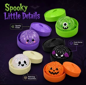 Juguete Antiestrés de Halloween con Purpurina, Personaje Espeluznante y Adorable, con Caja de Vapor, Regalo para Fiestas, Decoración de Escritorio - Product Image 2
