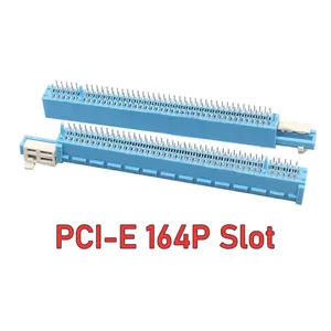 Pci-e Express 16x Slot 164 Pin Pcie Dip Grafische Kaart Socket Connector Blauw Voor Moederbord