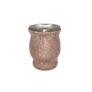 Gourde <span class=keywords><strong>yerba</strong></span> mate personnalisée facile à nettoyer tasse mate en acier inoxydable 304 tasse en strass brillant 8oz utilisée pour le thé - Product Image 6